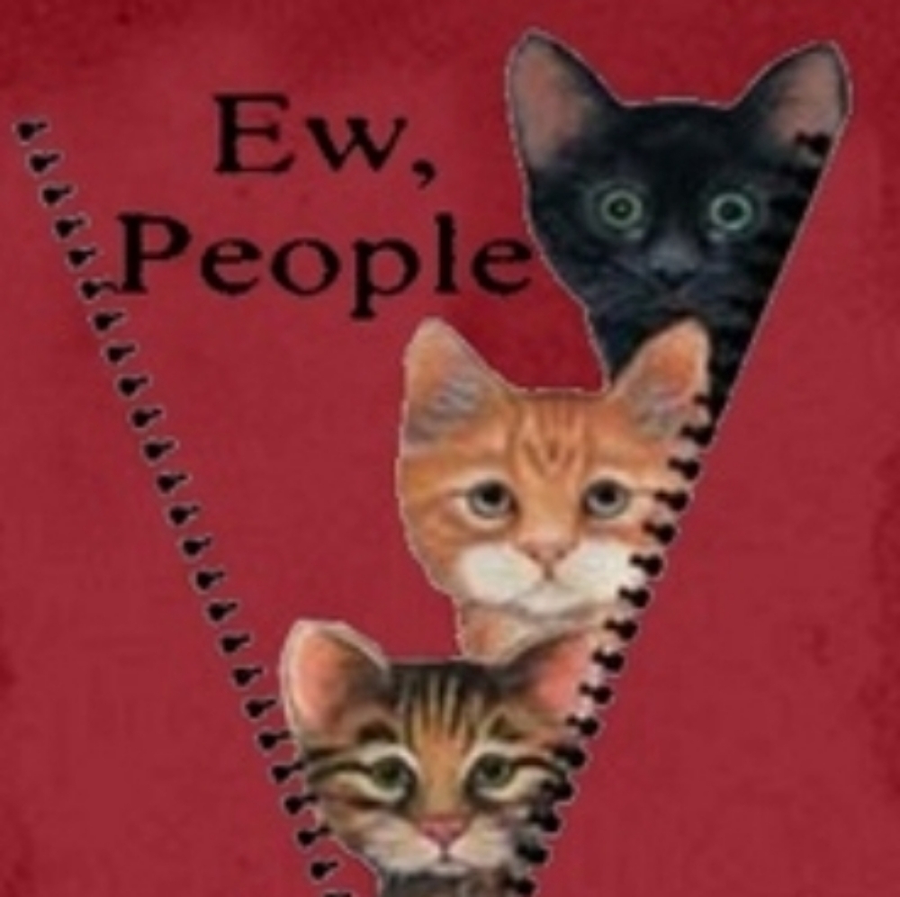 Shirt says we people with cats